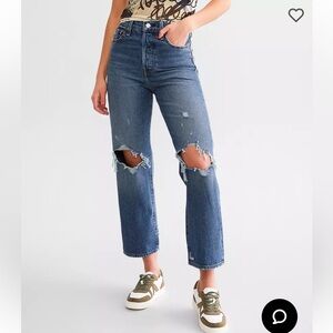 Levis ribcage Jeans Women's size 24 blue Ribcage Straight Ankle jeans